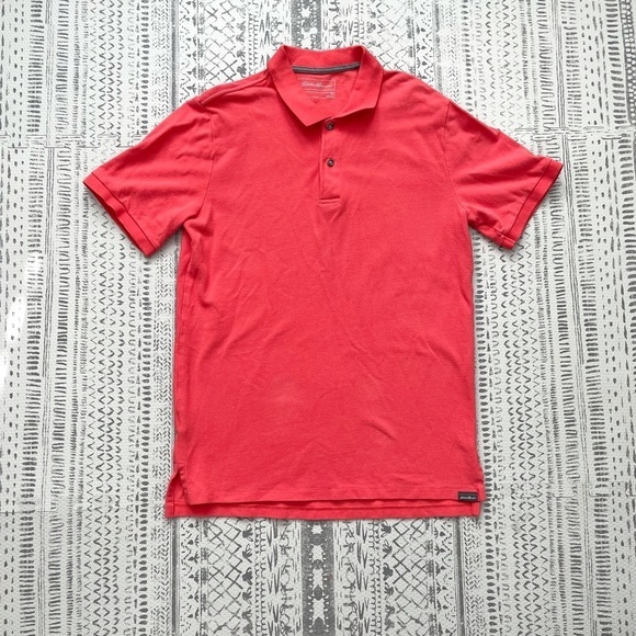 Eddie Bauer Short-Sleeve Polo Shirt Medium‎ - Picture 1 of 8